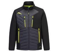 Portwest DX4 Blouson Baffle Hybride Matelassé Noir Gris Métal