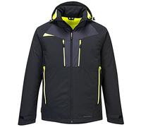 Portwest DX4 Winter Jacket for men, Color: Black, Size: S, DX460BKRS