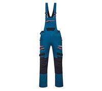 Portwest DX4 Work Bib and Brace for men, Color: Metro Blue, Size: S, DX441MBRS
