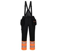 Portwest DX437 Cotte à bretelles DX4 HV Classe 1 Jaune/Noir - Taille XL