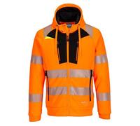 Portwest DX484 Sweat à capuche zippé HV DX4 Orange/Noir - Taille XXXL