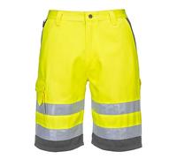 Portwest Bermuda HiVis E043YGYM – poly-coton – Jaune/Gris – Taille M