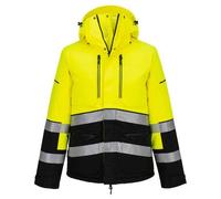 Portwest EV467 Parka sherpa EV4 HV Jaune/Noir - Taille S