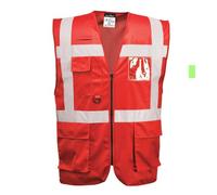 Portwest Gilet Iona Executive Rouge Taille M F476RERM