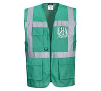 Portwest F476 Iona Gilet Executive Vert bouteille - Taille L