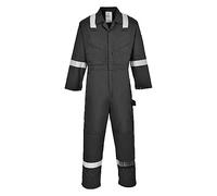Portwest – Combinaison de travail et de sécurité Iona F813 – Polycoton noir – Taille M
