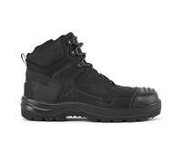 Portwest FD04 Bottes de travail à bout composite en cuir nubuck mi-hauteur avec fermeture éclair antistatique, antidérapante, résistante à l'huile et à la chaleur, semelle en caoutchouc PU PPE