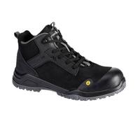 Portwest FE01 Chaussure haute Bevel Composite S3S ESD SR FO Noir/Gris - Taille 43