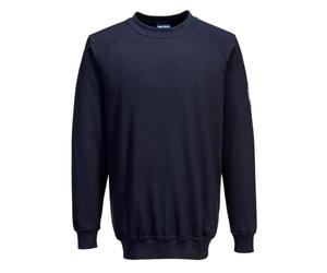 Portwest FR12 Sweat-Shirt Manches Longues Retardateur Poignets Bord Côte