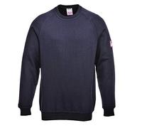 Portwest FR12 Sweatshirt manches longues retardateur de flamme & Antistatique Marine, M