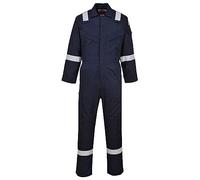 Portwest FR21 Combinaison Anti-Statique Légère Résistante Aux Flammes 210g Marine, XS