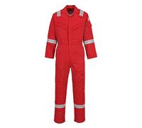 Portwest FR21 Combinaison Anti-Statique Légère Résistante Aux Flammes 210g Rouge, XS