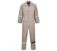 Portwest Combinaison FR21 Légère 210 g anti‑statique résistante aux flammes Kaki L