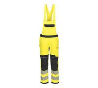 Portwest FR420 Cotte à bretelles HV Modaflame PW3 Jaune/Noir - Taille L