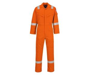 Portwest FR50 Combinaison Flamme Résistant et Antistatique 350g Tall de couleur Orange - Taille 5XL - Long