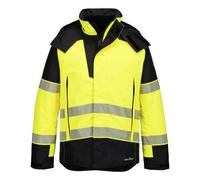 Portwest FR606 Parka Modaflame FR PW3 HV Jaune/Noir - Taille XXL