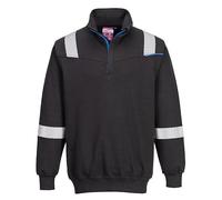 Portwest FR710 Sweat résistant à la flamme WX3 Noir - Taille L
