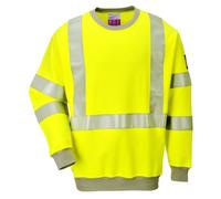 Portwest FR72 Sweatshirt Modaflame HV Jaune - Taille L