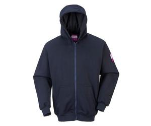 Portwest FR81 Sweatshirt FR zippe a capuche Marine - Taille 4XL