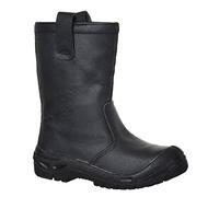 Portwest FW29 Bottes Rigger Steelite avec Coque de Protection Noir, 41