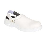 Portwest Clothing Ltd – Sabot de sécurité Safety Clog 44/10 – Blanc – Taille 44