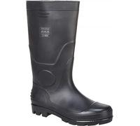 Portwest FW90 Bottes Wellington Imperméables En PVC Pour Hommes Noir, 45