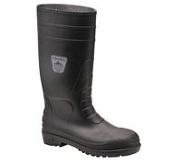 Portwest FW94 Vêtement de Travail Classique Botte de Sécurité Wellington S4 Noir, 41