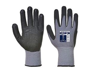 Portwest Gant DermiFlex Plus, Couleur: Gris/Noir, Taille: L, A351G8RL