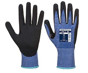 Portwest Gant Dexti Cut Ultra coupure C, Couleur: Bleu/Noir, Taille: S, AP52B8RS