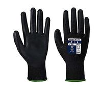 Portwest Gant Eco Coupure B, Couleur: Noir, Taille: M, A635K8RM