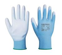 Portwest Gant enduit PU, Couleur: Bleu, Taille: S, A120B4RS