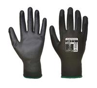 Portwest Gant enduit PU, Couleur: Noir, Taille: XS, A120BKRXS