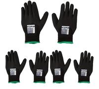 Portwest Gant Hiver Arctic, Couleur: Noir, Taille: L, A146BKRL (Lot de 3)