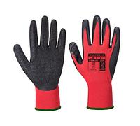 Portwest Gant Latex Flex Grip, Couleur: Rouge/Noir, Taille: L, A174R8RL