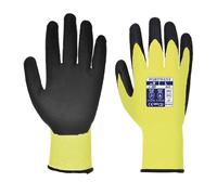 Portwest Gant PU Vis-Tex Coupure D Jaune/Noir Taille M A625Y8RM
