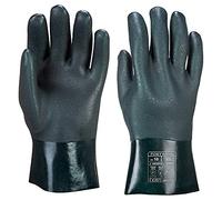 Portwest Gant PVC 27cm double trempage, Couleur: Vert, Taille: XL, A827GNRXL