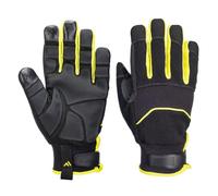 Portwest Gant résistant aux aiguilles Noir/jaune S - Taille 7 - Gants de travail