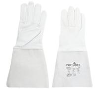 Portwest Gant soudure Tig premium, Couleur: Gris, Taille: L, A520GRRL