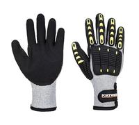 Portwest Gant thermique anti impact résistant à la coupure, Couleur: Gris/Noir, Taille: XXXL, A729G8RXXXL