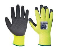 PORTWEST Lot de 12 paires de gants Thermique enduit latex Noir L - Taille 9 - Gants de travail