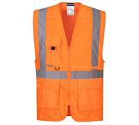 Portwest - Gilet de sécurité sans manches Executive avec poche pour tablette haute visibilité classe 2 XXXXL