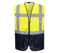 Portwest Gilet Executive Warsaw Jaune/Noir Taille M C476YBRM
