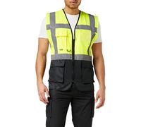 Portwest Gilet Executive Warsaw, Couleur: Jaune/Noir, Taille: S, C476YBRS