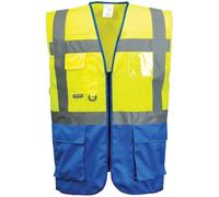 Portwest Gilet Executive Warsaw ... Jaune/bleu ... L