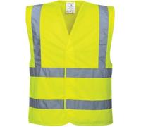 Portwest Gilet Hi-Vis Baudrier & Double Ceinture, Couleur: Jaune, Taille: S/M, C470YERS/M