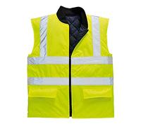 Portwest Gilet réversible HV S469 – Jaune – Taille M