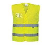 Portwest Gilet HV semi-maille, Couleur: Jaune, Taille: S/M, C494YERS/M