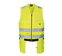 Portwest Gilet multipoches porte-outils Xenon, Couleur: Jaune, Taille: XL, KS63YERXL