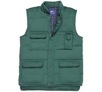 Portwest Gilet sans manches Homme Shetland, Size Medium, vert bouteille, 1 S414BGRM, Vert - Vert Bouteille
