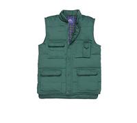 Portwest Gilet sans manches Homme Shetland, Size Small, vert bouteille, 1 S414BGRS